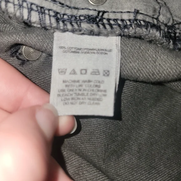 Free People Hippie Studded Shorts Size 26 Black - Picture 5 of 8